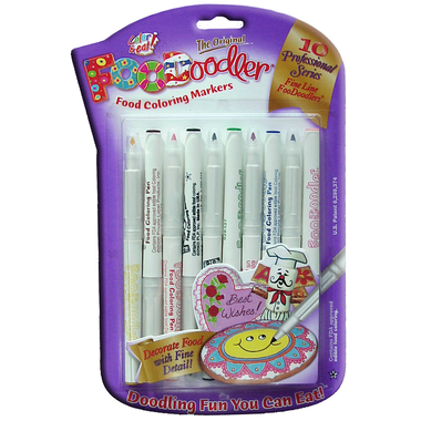 Edible Food Markers & Paint Brushes