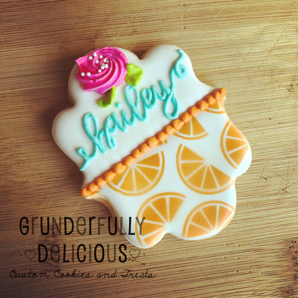 Zoey Plaque by Crumbs Cutters