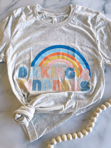 Baking & Kindness - Light Heathered Gray